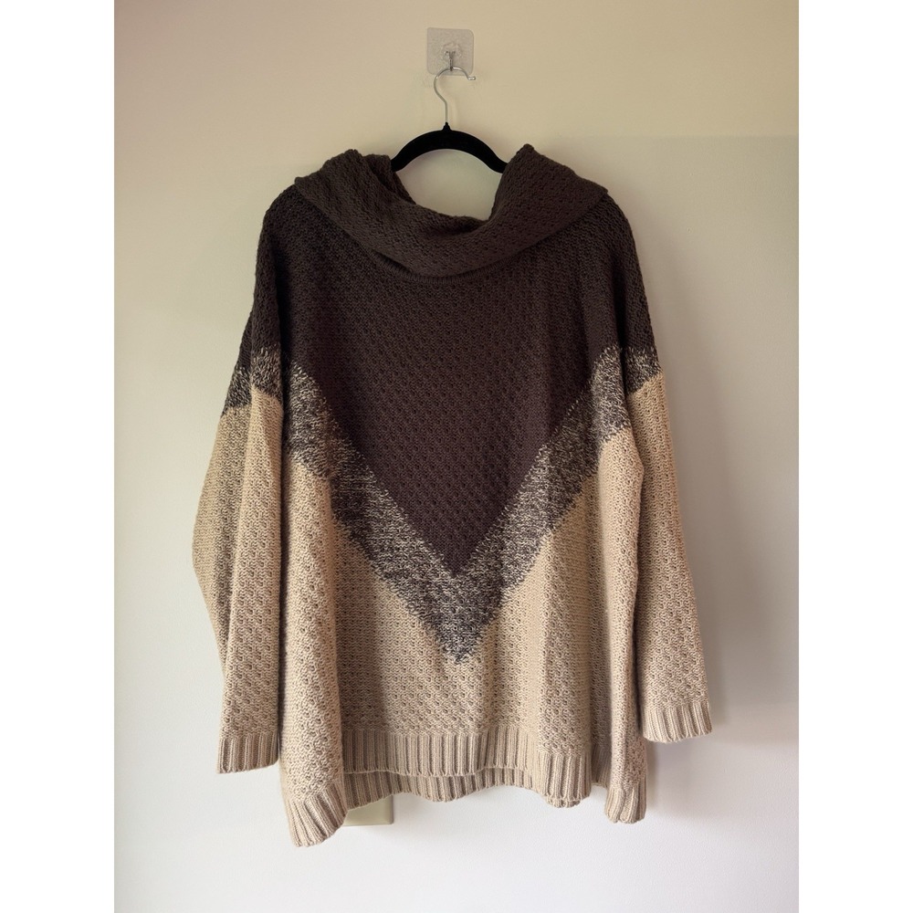 Oversized Chunky Knit Boho Sweater Fall Size 2X